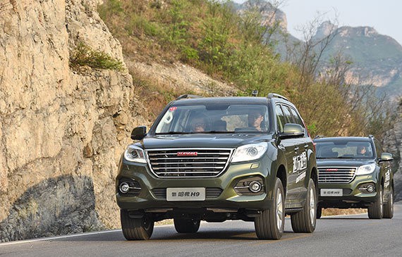 2.0T+8AT 新哈弗H9狼牙山上演巅峰穿越