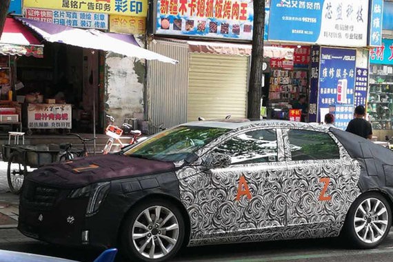 新款凯迪拉克XTS谍照曝光 或将年内发布