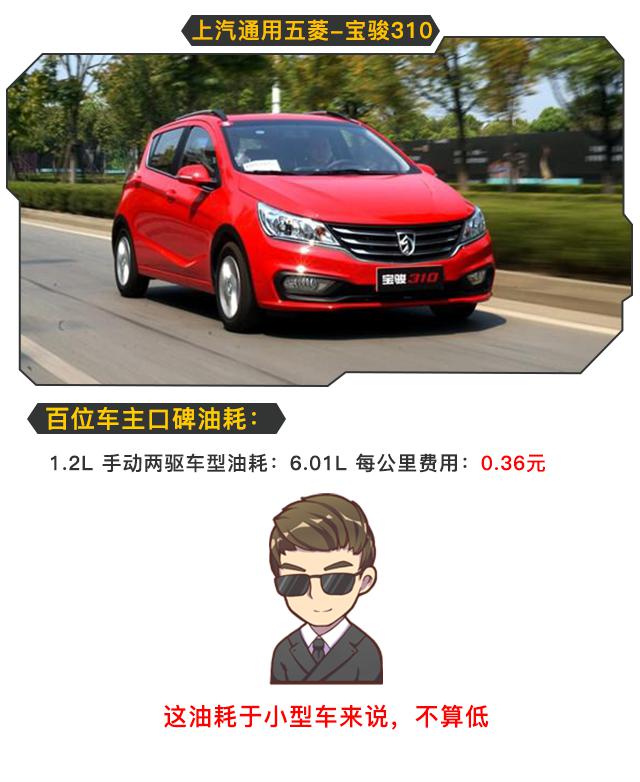 0.32元/公里?4款5万元级国产小车的油耗表现怎样