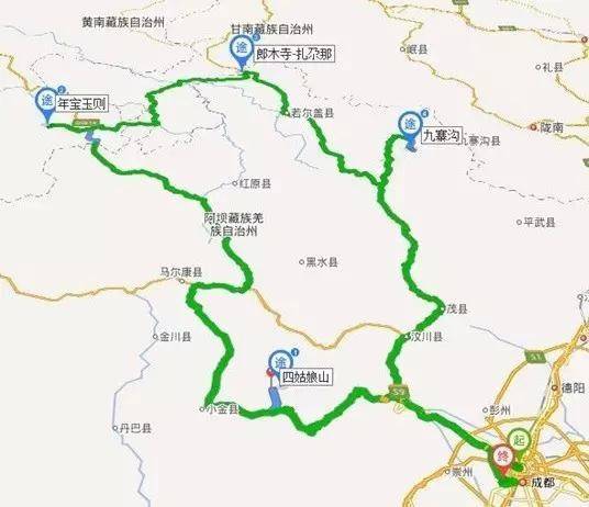 川西甘南大环线一生必