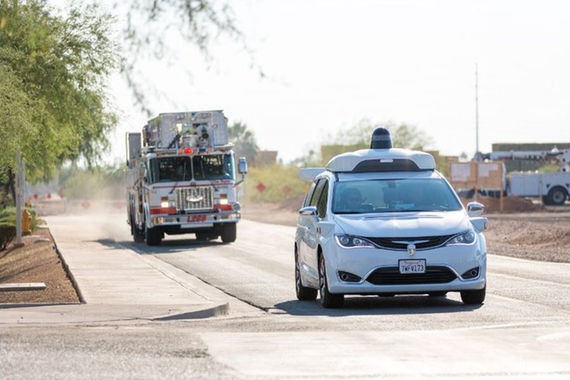Waymo无人驾驶车搭载新传感器 可避让特种车辆