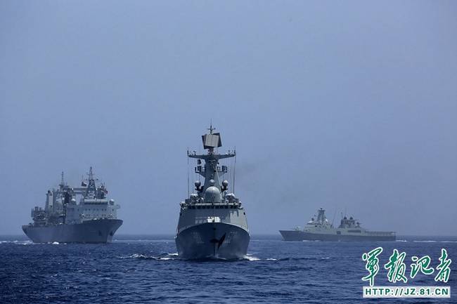 中国海军地中海军演画面罕见曝光
