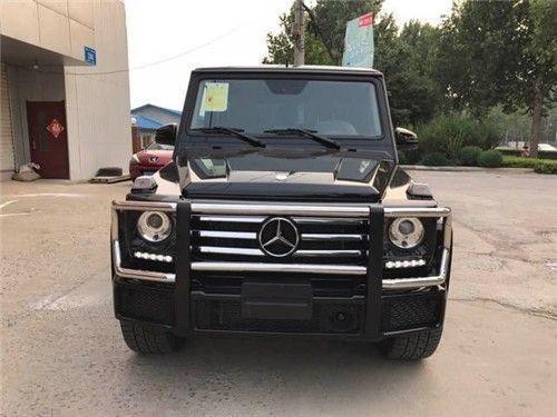 奔驰大G是每个男人的梦想，墨版G500三把锁随性越野