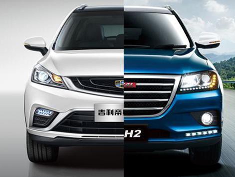 不到10万实力颜值派之间较量，帝豪GS和哈佛H2对比