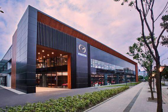 进军精品业！台北出现万平高档商楼，高挂马自达厂徽