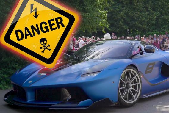 只可远观 乱摸法拉利FXX K可能会被电死