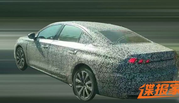 全新设计 疑似国产全新标致508谍照曝光