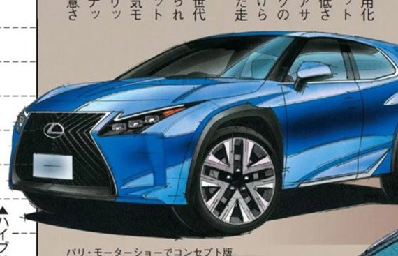 或与新一代CT同时发布 雷克萨斯UX假想图曝光