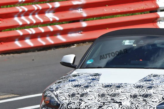 2018款宝马Z4现身纽博格林赛道 谍照曝光