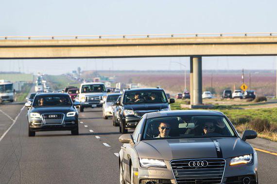 奥迪A7自动驾驶汽车面向德国公众试驾