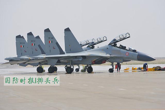 资料图：印度空军Su-30MKI战机