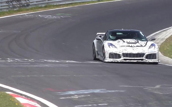 曝雪佛兰新科尔维特ZR1谍照 或下月亮相