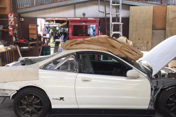 本田Integra通过RWD获得NSX V6发动机转换