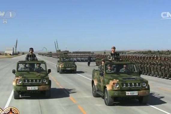 中国很“硬”：北京(BJ)80成建军90周年检阅车