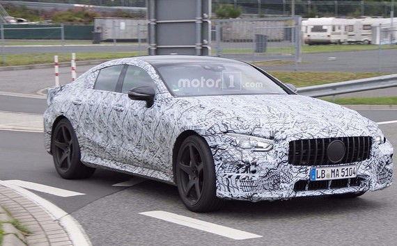 曝梅赛德斯-AMG GT四门版谍照 805马力！