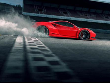 772匹的宽体红马上路！N-Largo法拉利488 GTB