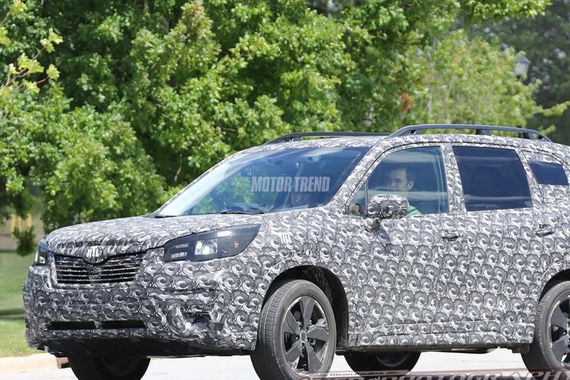 全新斯巴鲁森林人谍照曝光 车身加大