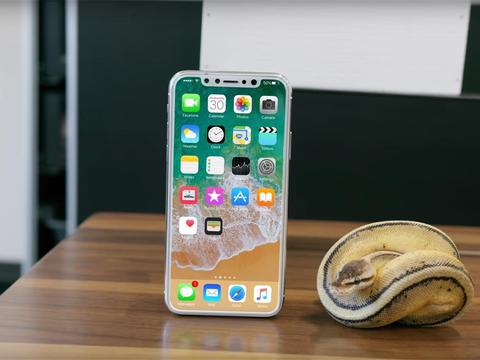 iPhone8概念美图:支持5G网络+3D扫脸解锁 . 来