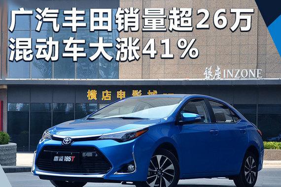 广汽丰田1-7月销量突破26万辆 混动车大涨41%