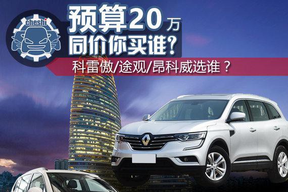 20万买高品质家用SUV 科雷傲/途观/昂科威选谁？