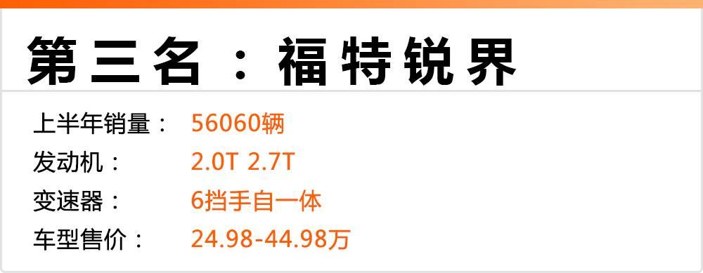 上半年最畅销的5款7座SUV，有3款都是中国品牌！