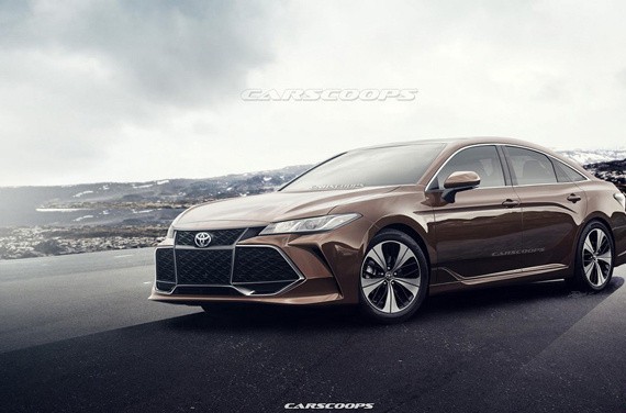 将于2018年亮相 丰田全新Avalon假想图