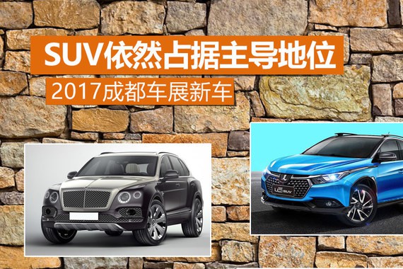 2017成都车展新车 SUV依然占据主导地位