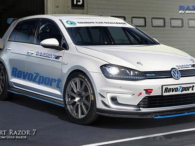 Revozport改装大众高尔夫VII Razor 7E电动版