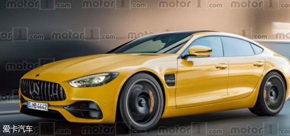 Panamera接招 奔驰AMG GT四门版效果图