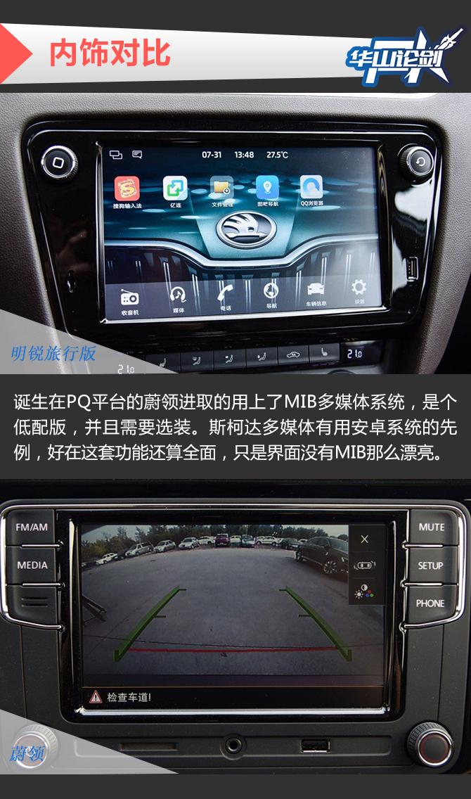 够得到的情怀——斯柯达明锐旅行版对比大众蔚领