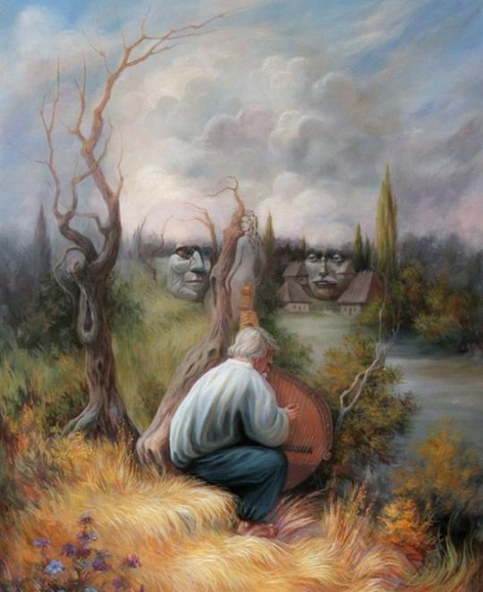 画中画的错觉艺术,你能看出几种画面呢.