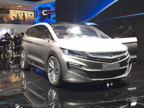 吉利首款MPV谍照曝光 采用油电混合动力