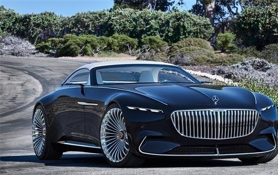 奔驰迈巴赫6，这惊人的车身长近6米！