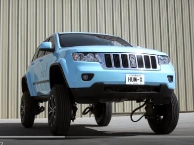 吉普大切诺基改装无敌高跷上身