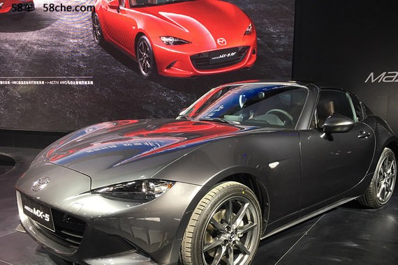 成都车展探馆 马自达MX-5 RF车展前亮相