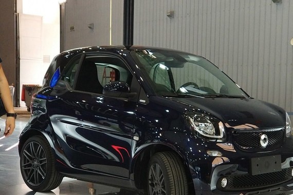 成都车展探馆 smart魅蓝特别版提前曝光