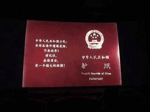 网友效仿《战狼2》在护照上写了那句话, 结果被拒签