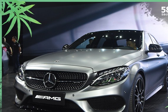 2017成都车展 梅赛德斯-AMG C43实拍