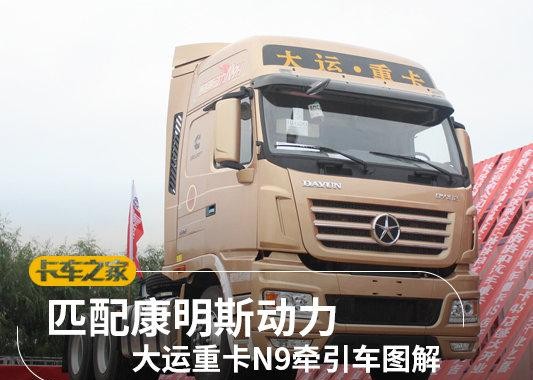 匹配康明斯动力 大运重卡N9牵引车图解