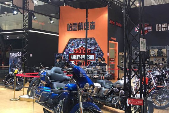 2017成都车展 哈雷戴维森展台多款车型