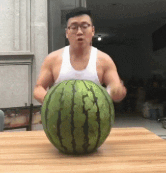 这切西瓜的姿势,亮了