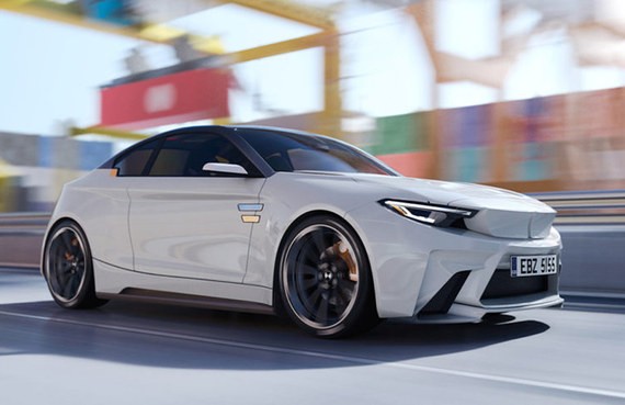 宝马iM2轿跑车假想图曝光 造型动感时尚