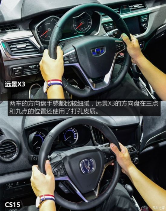 针锋相对 吉利远景X3对比长安CS15