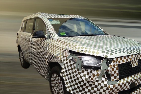 曝长安全新SUV路试谍照 尺寸或大于CS95