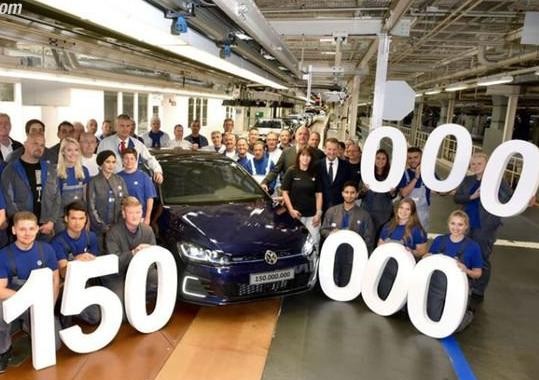 大众第1.5亿辆汽车德国下线 树立新里程碑