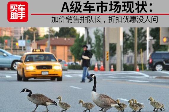 市场丨A级车现状：加价销售排队长，折扣优惠没人问
