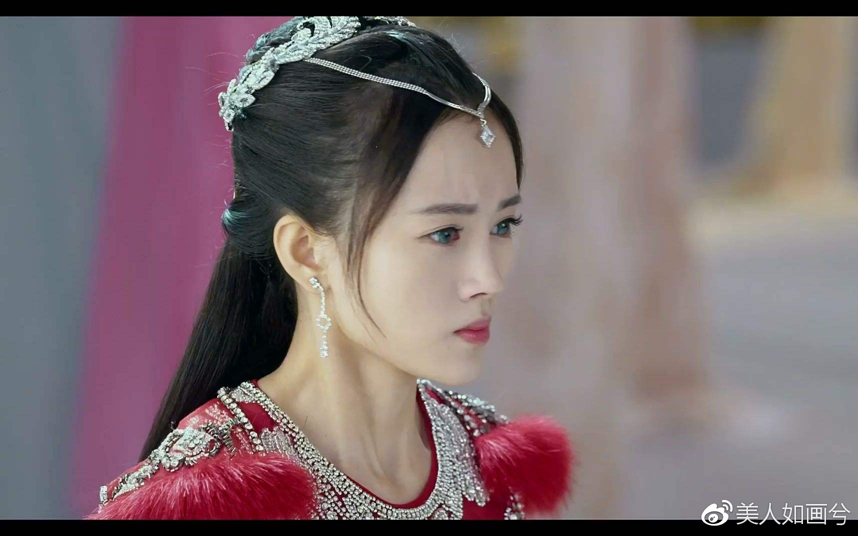 带上额饰 杨幂仙气赵丽颖清冷刘诗诗活泼唐嫣