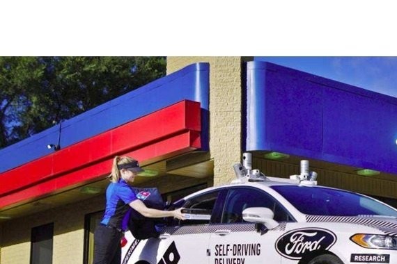 也许不久以后，福特自动驾驶汽车会为你来送你披萨