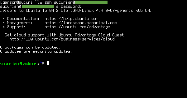 完美利用命令行工具创建linux/mac系统下的网站备份