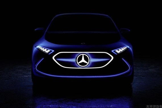 奔驰EQ A概念车预告图 将亮相法兰克福车展